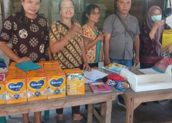Pemdes Hite Urat Sorkam Tapteng Salurkan BMT Bagi Ibu Hamil, Balita dan Lansia Serta Bagikan Bantuan Langsung Tunai