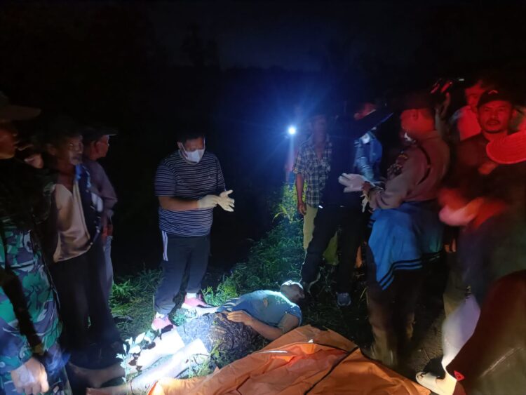 Pria Asal Samosir Ditemukan Tewas  di Saluran Irigasi, Polres Simalungun Lakukan Penyelidikan 