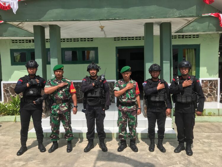 Beyond Trust Presisi, Personil Batalyon C Sat Brimob Polda Sumut dan TNI Patroli Gabungan di Wilayah Hukum Polres Tapsel