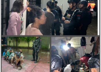 Sat Brimob Polda Sumut Gerebek Rumah Diduga Lokasi Pesta Sabu, 6 Orang Diamankan