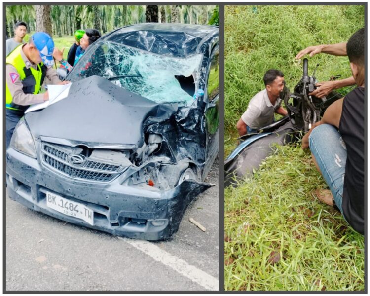 Laka Maut Di Sergei, Pasutri dan Anaknya Tewas Tewas di TKP
