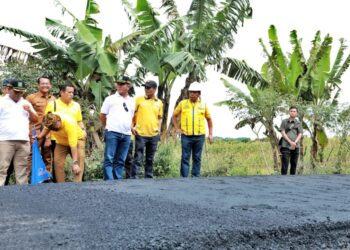 Bupati Simalungun Tinjau Penanganan Long Segment Jalan di Kecamatan Dolok Silou