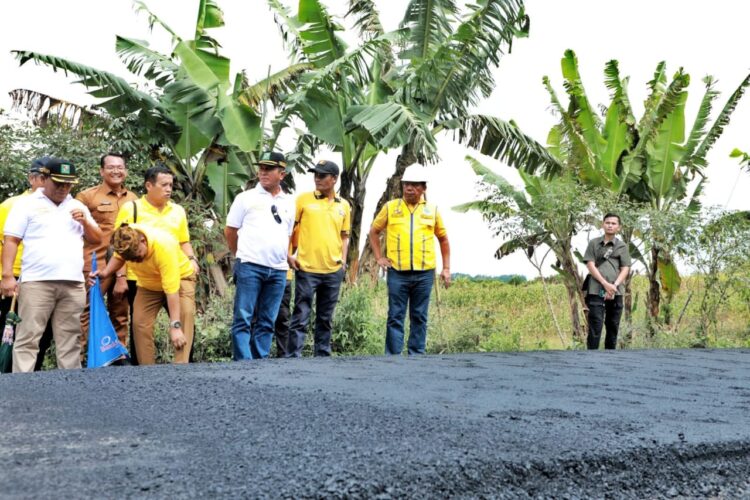 Bupati Simalungun Tinjau Penanganan Long Segment Jalan di Kecamatan Dolok Silou