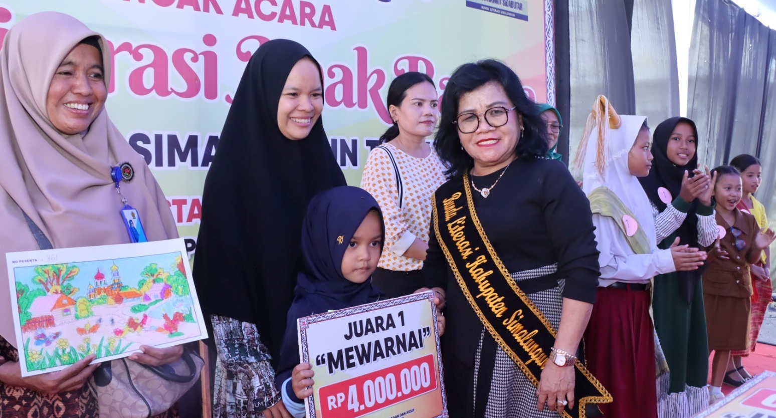 Gebyar Literasi Anak Bangsa, Bunda Literasi Simalungun: “Literasi Ini Mengajak Kemandirian Diri”