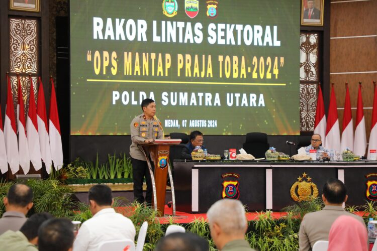 Kapolres Simalungun Ikuti Rakor Lintas Sektoral Operasi Mantap Praja Toba 2024, Pengamanan Pilkada Serentak