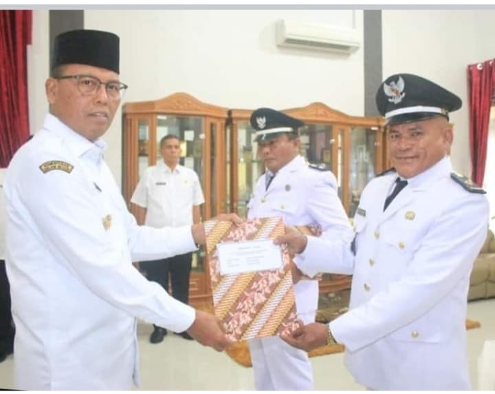 Masa Jabatan Kepala Desa Unte Boang Dan Muara Bolak Kecamatan Sosorgadong Diperpanjang Pj Bupati Tapteng