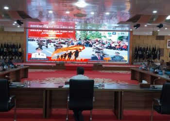 Polres Pematangsiantar Hadiri Rakor Awal Pelaksanaan Kirab Api PON XXI 2024