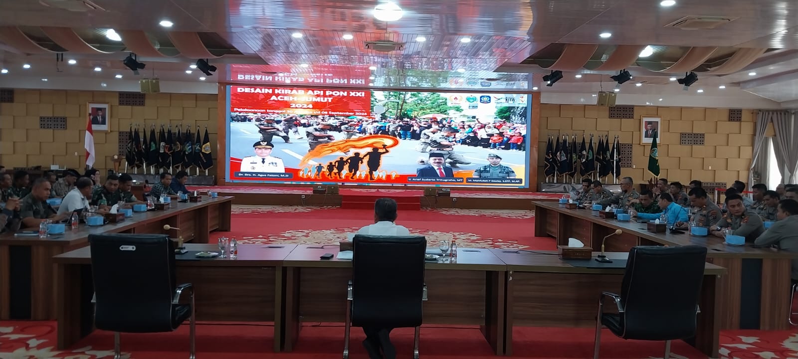 Polres Pematangsiantar Hadiri Rakor Awal Pelaksanaan Kirab Api PON XXI 2024