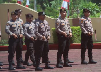 Persiapan Pengamanan Pilkada 2024, Personil Polres Simalungun Laksanakan Latihan DALMAS
