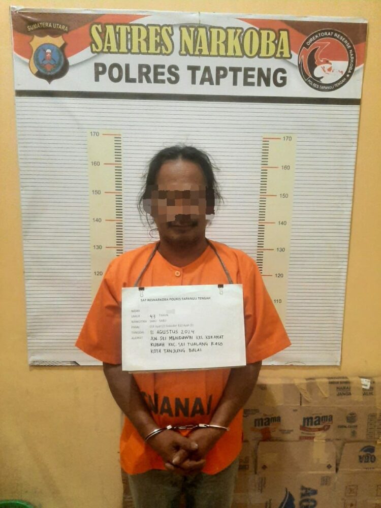 Polres Tapteng Ciduk Pengedar Narkoba Di Sosor Gadong 