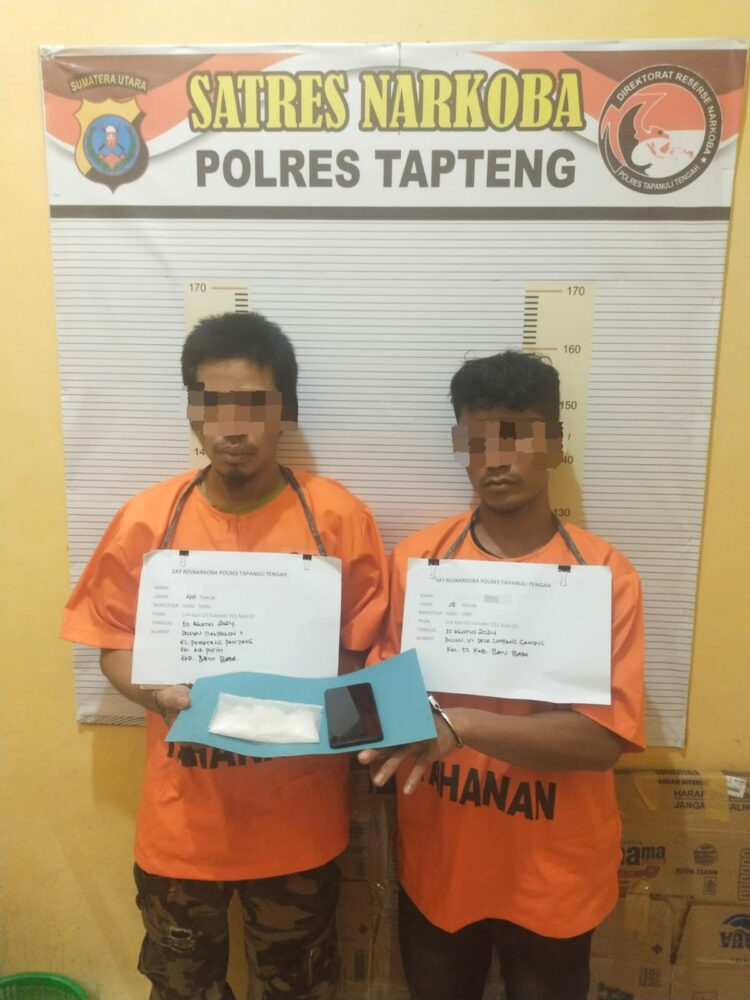 Pria Pengangguran Diamankan Polres Tapteng Hendak Jual Sabu