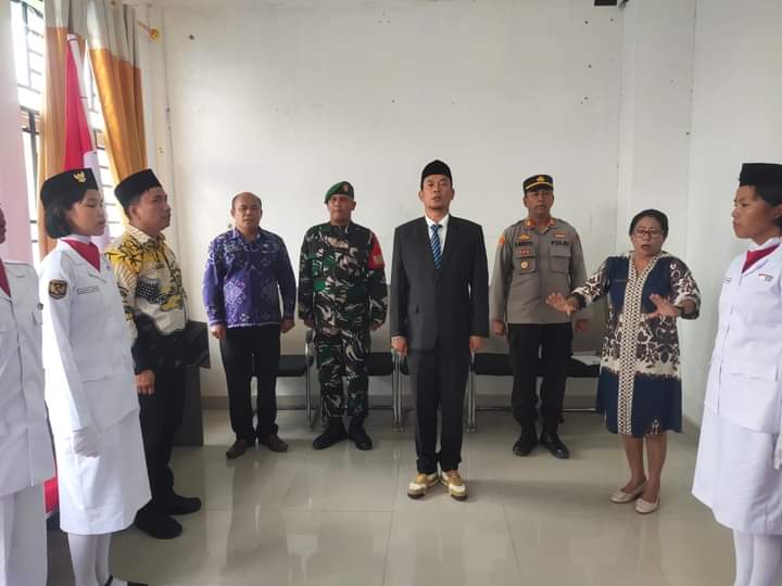 Paskibra Kecamatan Kerajaan Resmi Dikukuhkan 