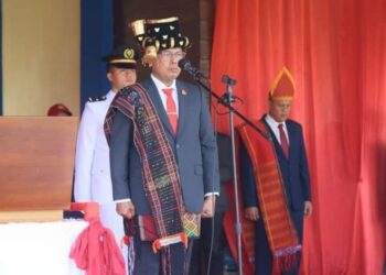 Pj Bupati Tapteng Bertindak Sebagai Irup Peringatan Detik-Detik Proklamasi Kemerdekaan Ke-79 RI Tahun 2024