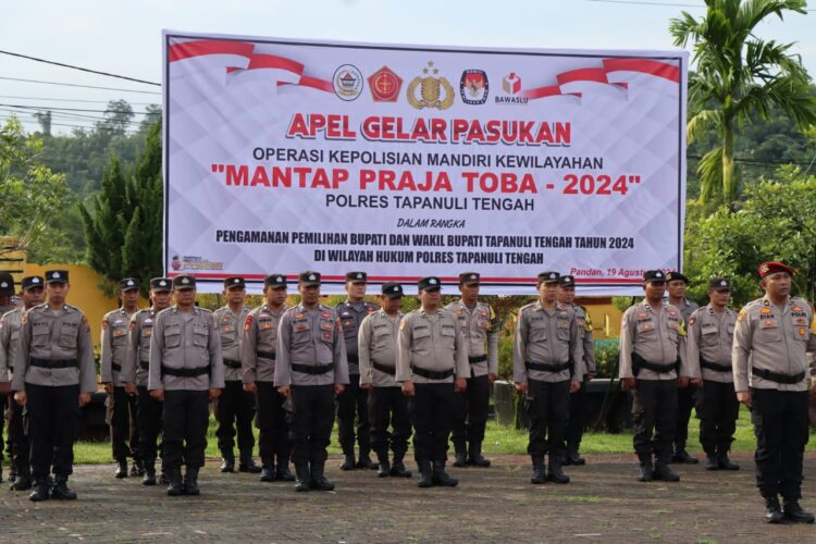 Operasi Mantap Praja Toba Siap Digelar Polres Tapteng