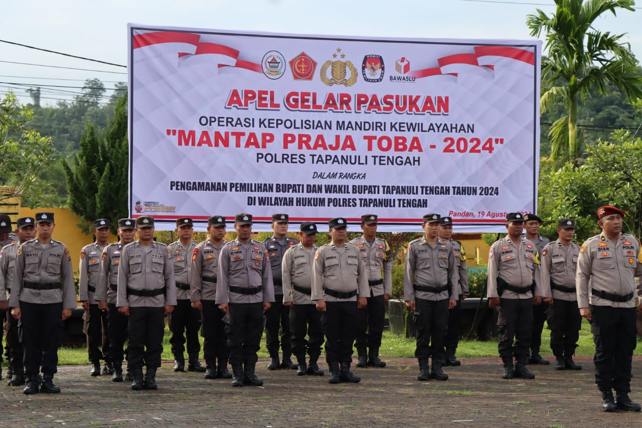 Operasi Mantap Praja Toba Siap Digelar Polres Tapteng
