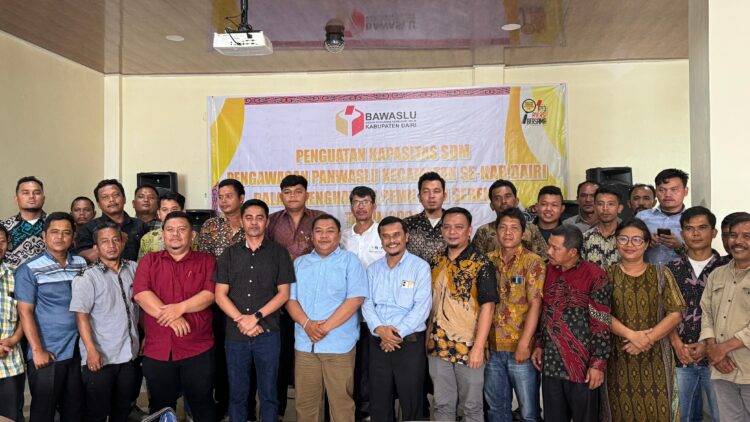 Bawaslu Dairi Bekali Panwaslu Kecamatan Peningkatan Kapasitas SDM Pengawasan