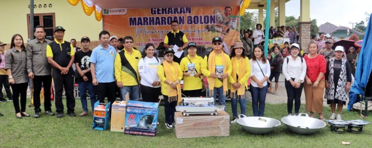 Giat Marharoan Bolon di Girsang Sipangan Bolon, Sekda Ajak Masyarakat Majukan Pariwisata Parapat Danau Toba