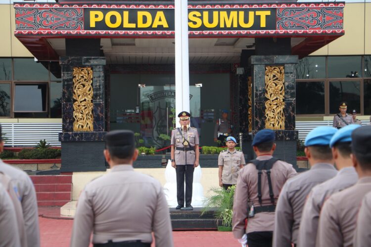 Sat Brimob Polda Sumut Ikuti Upacara Hari Juang Polri Sat Brimob Polda Sumut Ikuti Upacara Hari Juang Polri