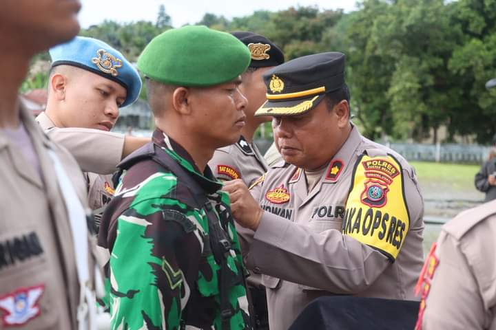 Polres Pakpak Bharat Melaksanakan Gelar Apel Pasukan Operasi Kepolisian Mandiri Kewilayahan Mantap Praja Toba 2024