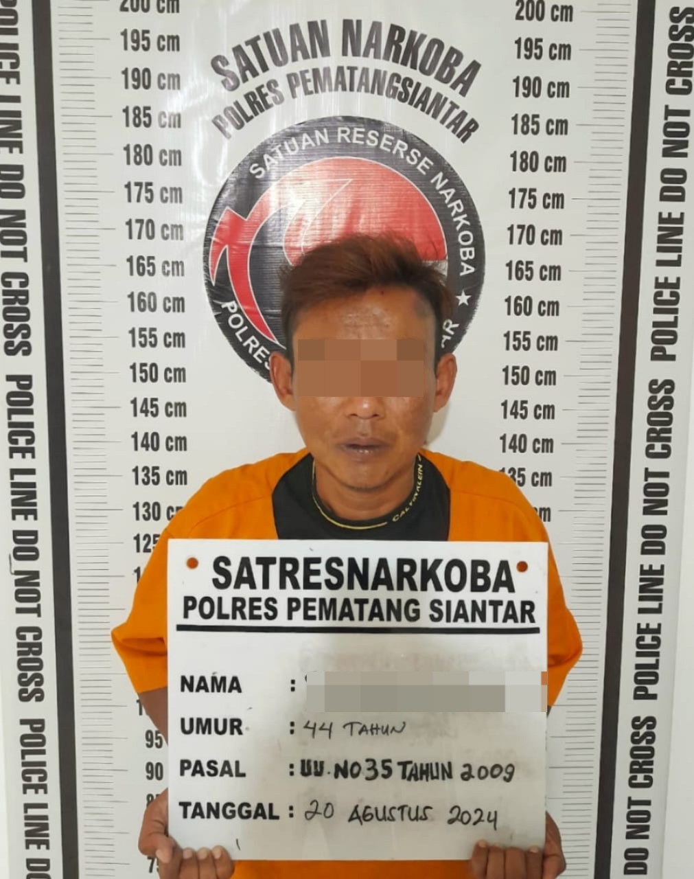 Residivis Narkoba Ditangkap Polres Pematangsiantar, Sabu 3,34 Gram Disita