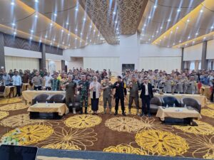 Dansat Brimob Polda Sumut Hadiri Rapat Persiapan Kirab Api PON XXI Tahun 2024 Wilayah Sumut