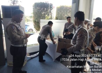 Ops Hatra Toba 2024, Sat Lantas Polres Siantar Pasang Device K4I