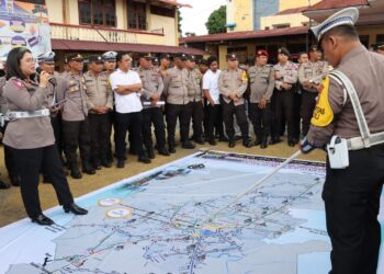 Polres Pematangsiantar Laksanakan TFG Untuk Persiapan Pengamanan Balap Sepeda PON XXI Tahun 2024 Aceh-Sumut
