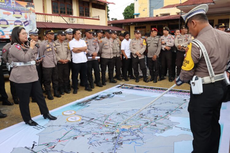 Polres Pematangsiantar Laksanakan TFG Untuk Persiapan Pengamanan Balap Sepeda PON XXI Tahun 2024 Aceh-Sumut
