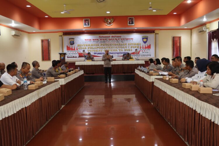 Bimtek PIPK, Polres Pematangsiantar Terima Kunker Bid Keu Polda Sumut