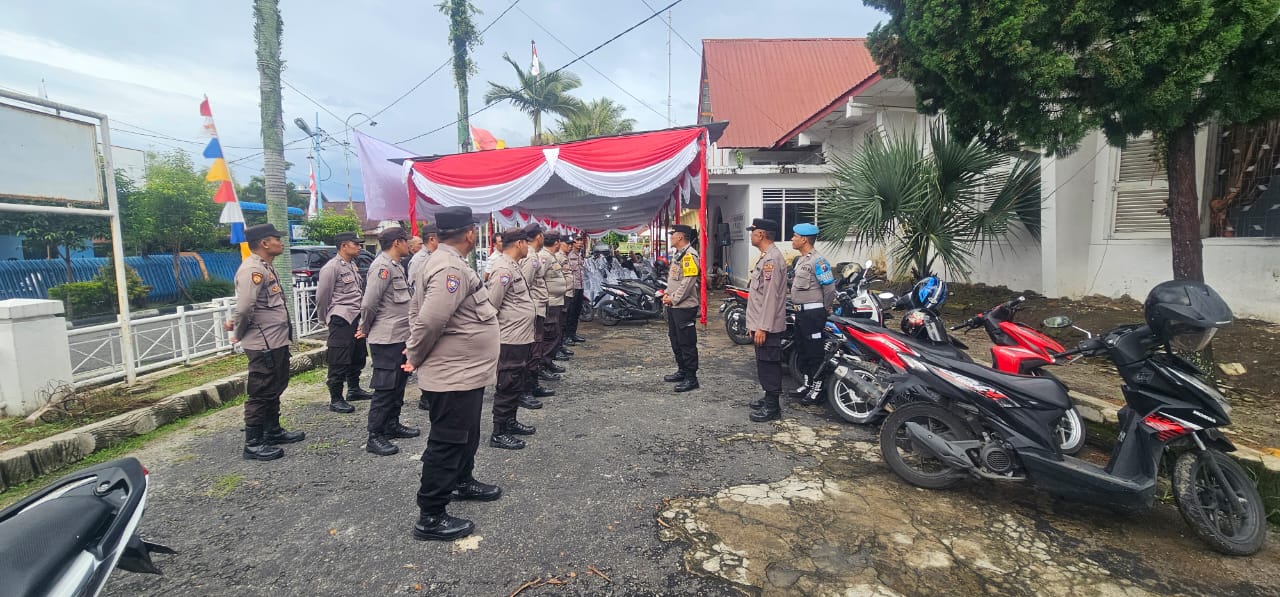Polres Pematangsiantar Amankan Hari Kedua Pendaftaran Bakal Calon Walikota Pematangsiantar