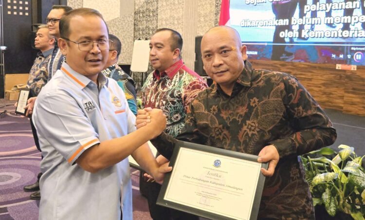 Pemkab Simalungun Raih Penghargaan Dari Kementerian Perhubungan RI