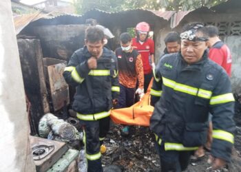 Satu Unit Rumah di Siantar Dilalap Sijago Merah, 1 Orang Tewas Terbakar 