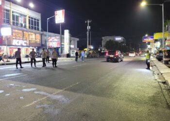 Polres Pematangsiantar Laksanakan KRYD Ciptakan Situasi Tahapan Pemilu yang Kondusif