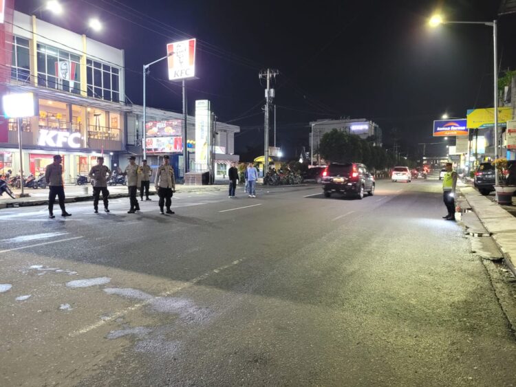 Polres Pematangsiantar Laksanakan KRYD Ciptakan Situasi Tahapan Pemilu yang Kondusif