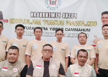 Relawan Sumut Maju/RKB Deklarasi Dukung M Boby Afif Nasution Menjadi Gubernur Sumut