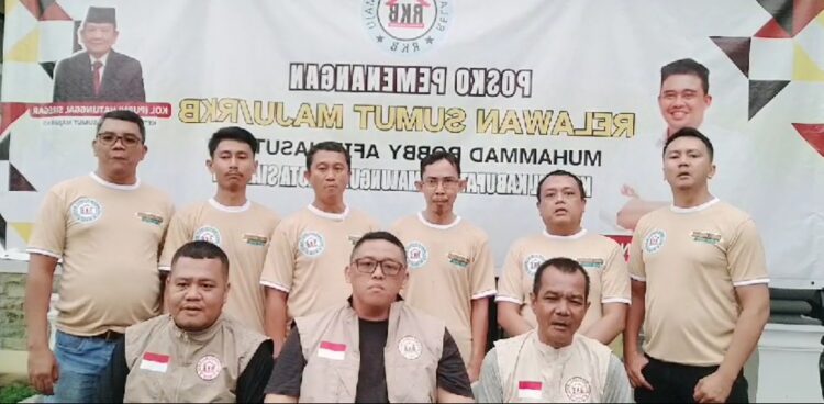 Relawan Sumut Maju/RKB Deklarasi Dukung M Boby Afif Nasution Menjadi Gubernur Sumut