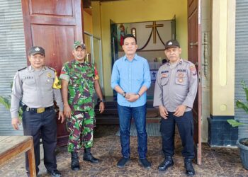 Patroli Minggu Kasih TNI-Polri, Polres Sergai Amankan Ibadah Gereja