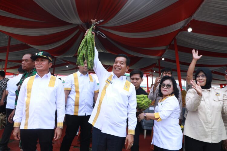Bupati Simalungun Radiapoh Sinaga Promosi Hasil Pertanian Melalui Pasar Tani Bazar Pangan 