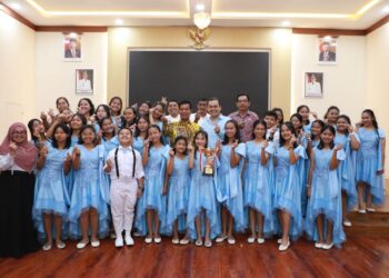 Bupati Simalungun Radiapoh Sinaga Apresiasi dan Bangga Kepada Peserta Pesparawi khususnya Paduan Suara Anak