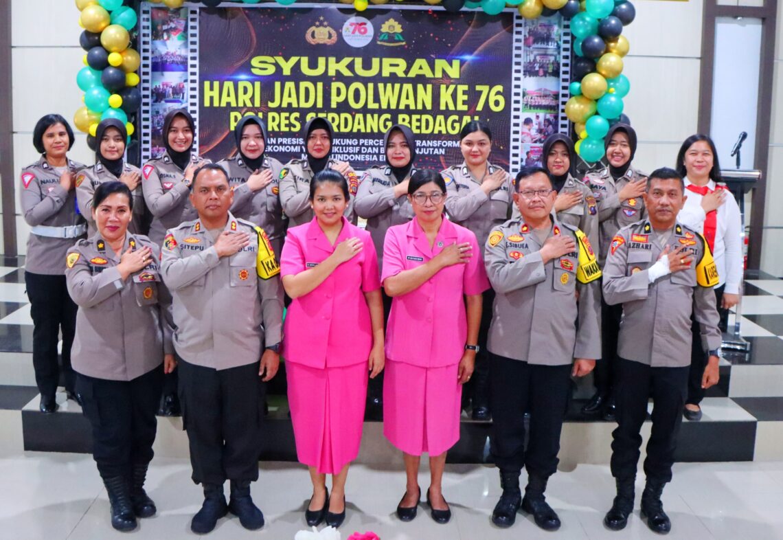 Kapolres Sergai Apresiasi Polwan dan Terapkan Gender Equality Dalam Tugas