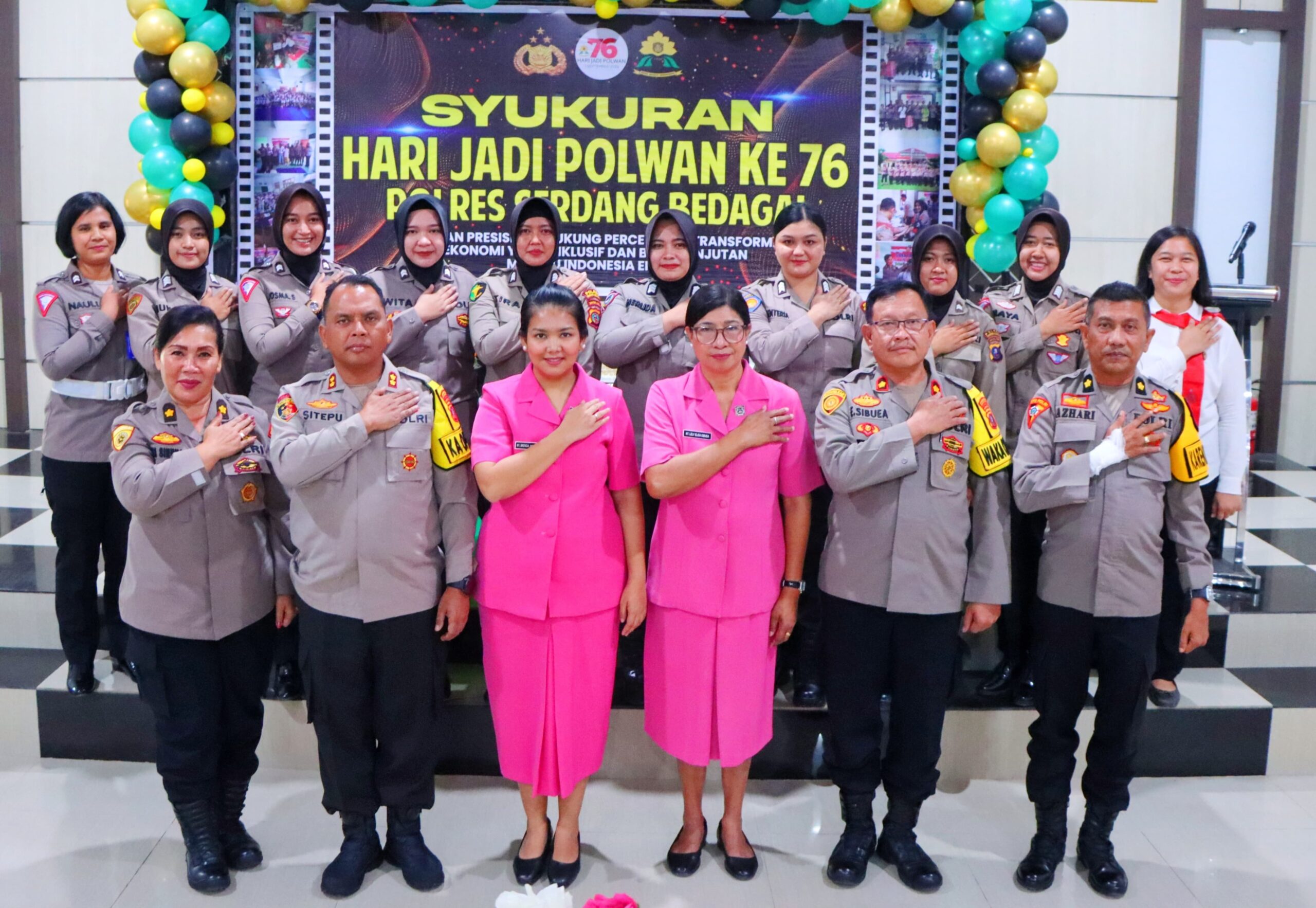 Kapolres Sergai Apresiasi Polwan dan Terapkan Gender Equality Dalam Tugas