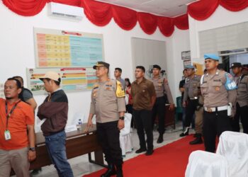 Hari Terakhir Pendaftaran Calon Bupati, Polres Tapteng Siaga Pengamanan