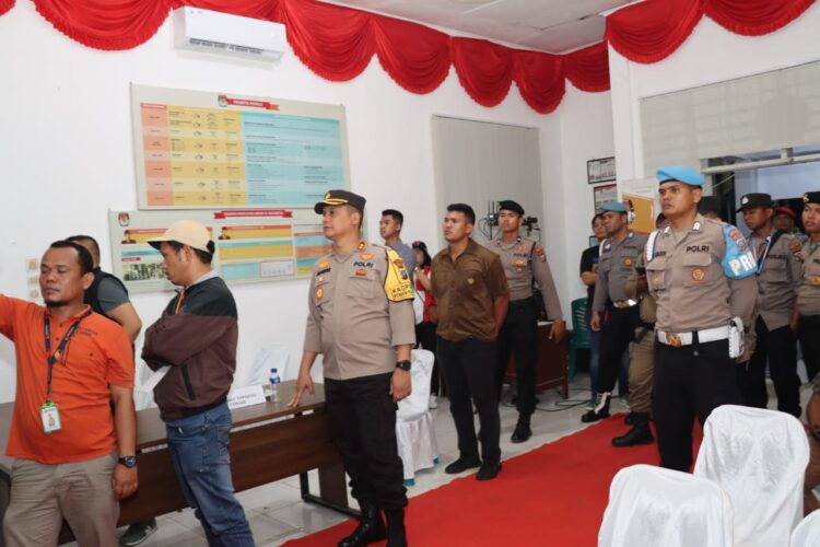 Hari Terakhir Pendaftaran Calon Bupati, Polres Tapteng Siaga Pengamanan