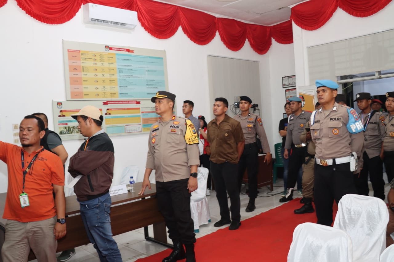 Hari Terakhir Pendaftaran Calon Bupati, Polres Tapteng Siaga Pengamanan