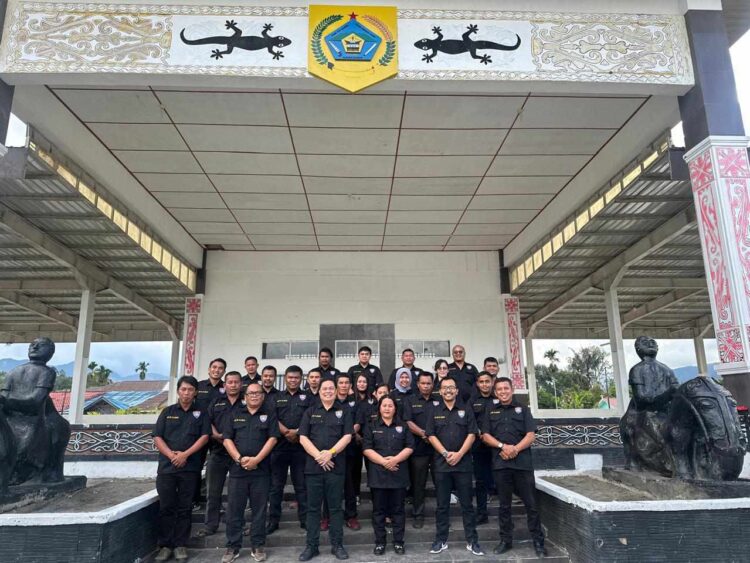 Ketua DPC Pemuda Mitra Kamtibmas Pakpak Bharat Turut Dampingi Bupati Dan Wakil Bupati Dampingi Sapa Desa