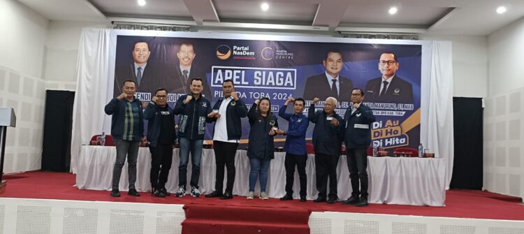 Nasdem Toba Menggelar Apel Siaga, Martin Manurung : Effendi-Murphy Paslon Terbaik dan Paling Pas