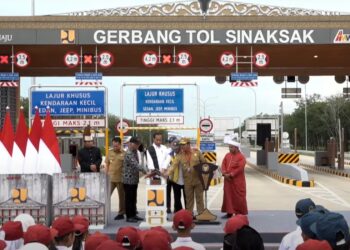 Kapolres Pematangsiantar Hadiri Peresmian Jalan Tol Trans Sumatera di Sinaksak