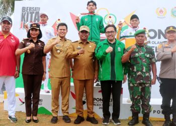 Kapolres Sergai Pimpin Pengamanan PON XXI Cabor Sepeda, Pertandingan Berlangsung Lancar