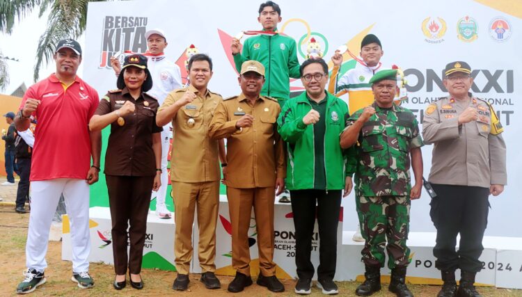 Kapolres Sergai Pimpin Pengamanan PON XXI Cabor Sepeda, Pertandingan Berlangsung Lancar