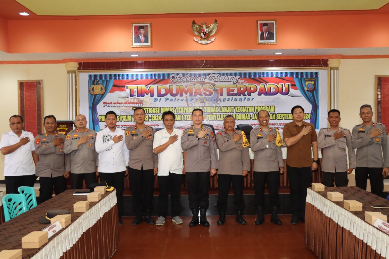 Polres Pematangsiantar Terima Kunker Tim Dumas Terpadu Polda Sumut Polres Pematangsiantar Terima Kunker Tim Dumas Terpadu Polda Sumut